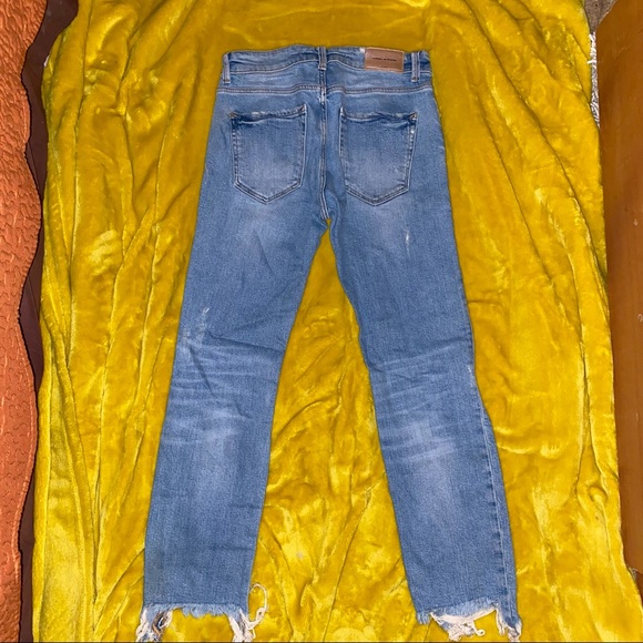 Zara Trf Diamante distressed Jeans - Picture 6 of 6